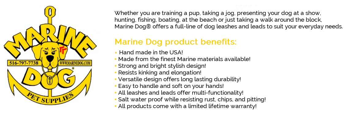 Marine Dog Benefits